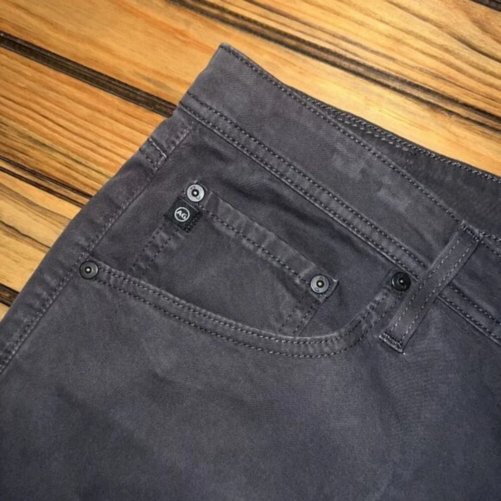 Adriano Goldschmied The Everett Slim Straight Jeans Mens Size 38x34 Gray Denim‎